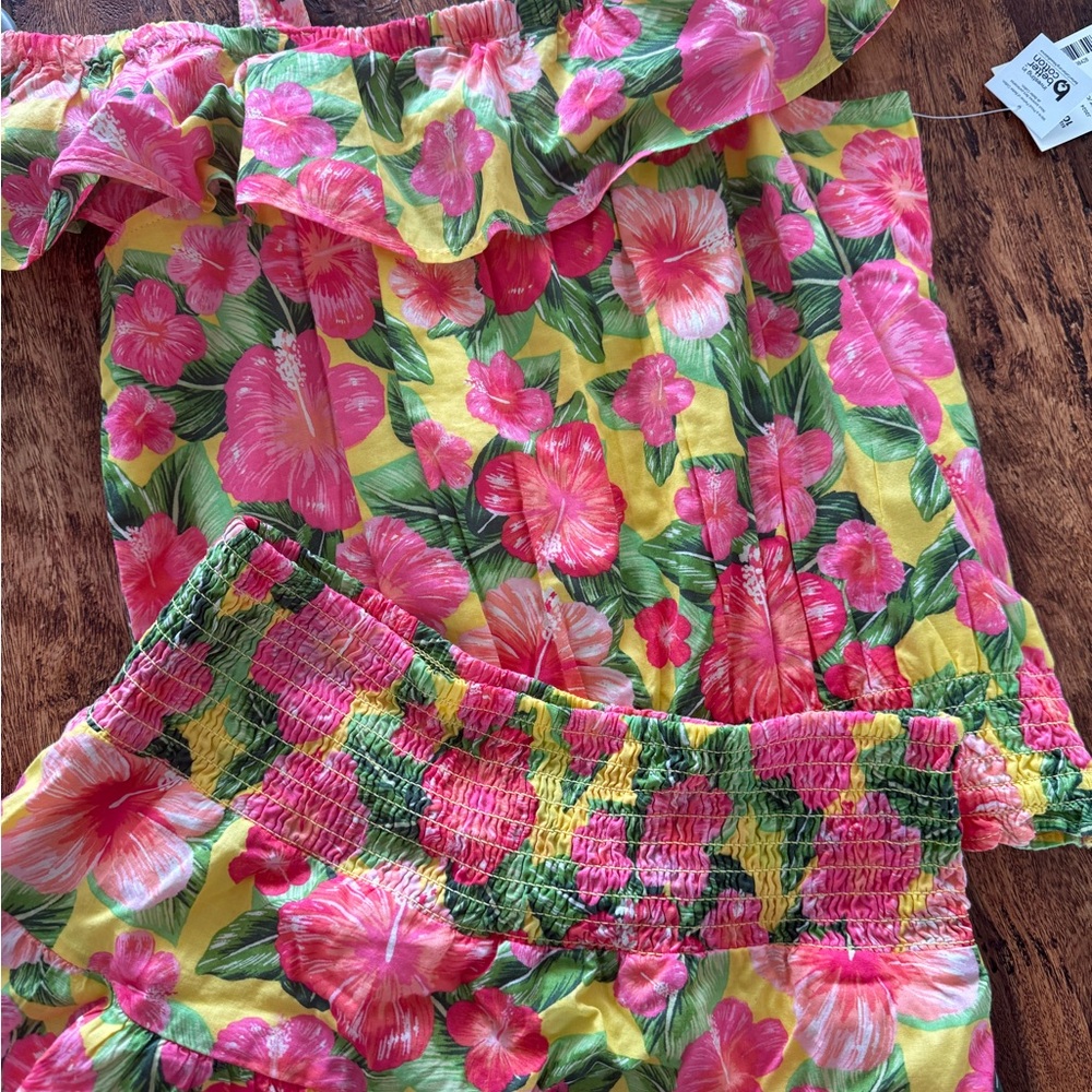 Gymboree Floral Kids Dress and Skirt Set Girls Size 10 NWT